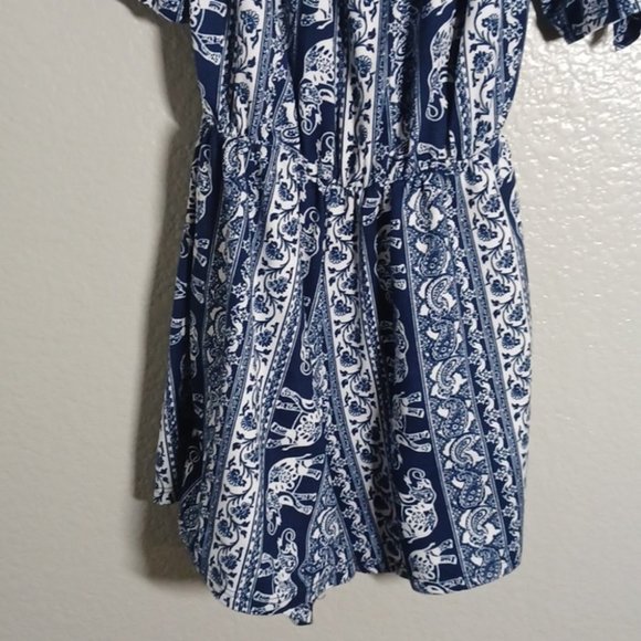 Blue girl romper - Picture 4 of 5